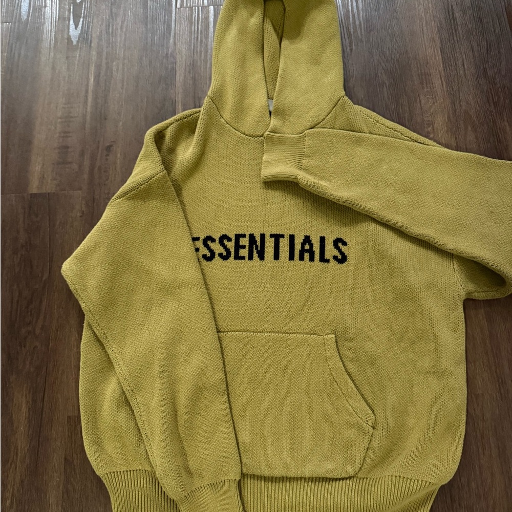 Essentials Mustard Knit Sweater